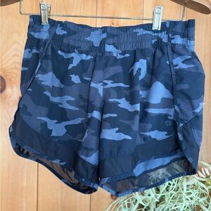 Athleta Black Camo Athletic Shorts